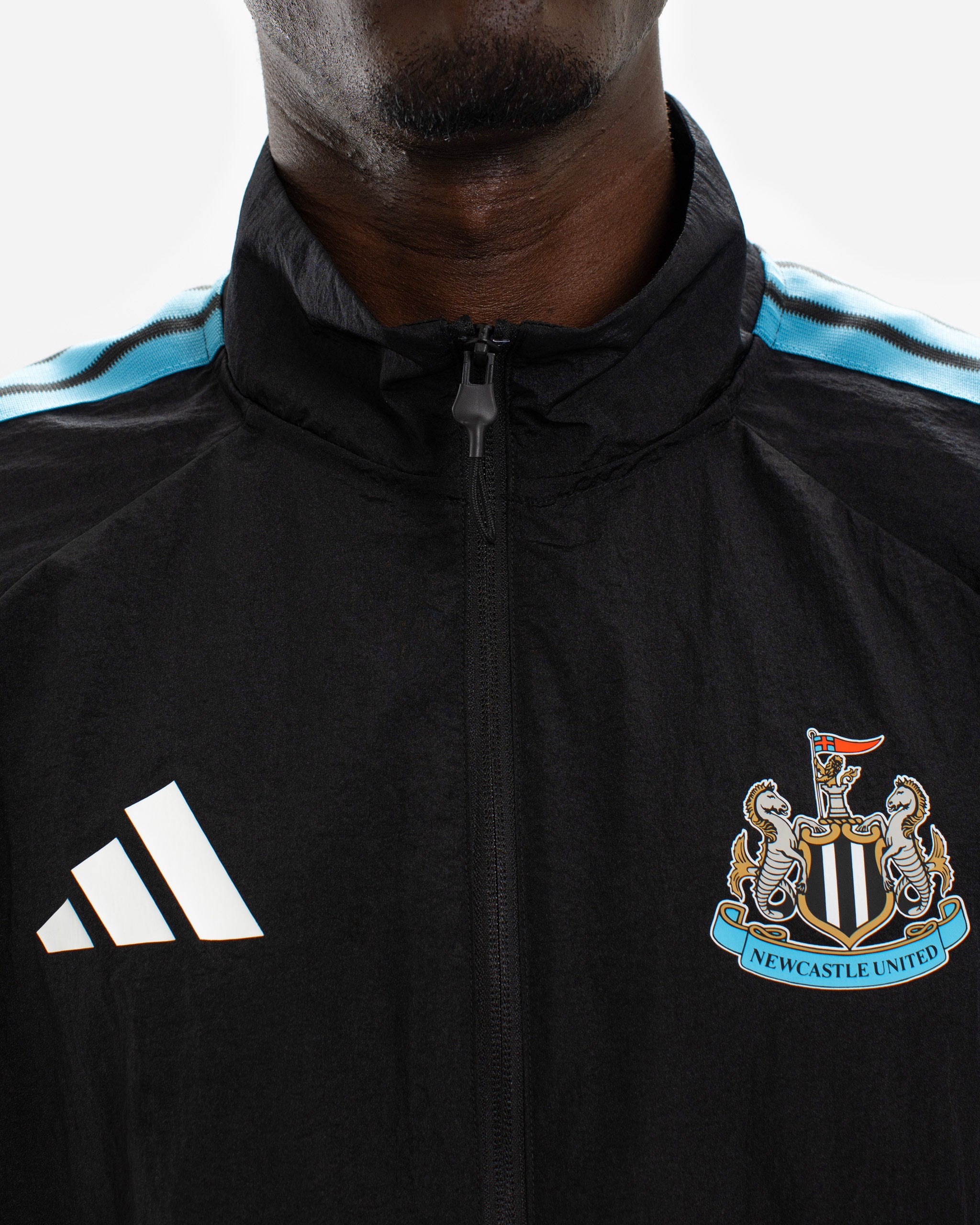 Newcastle United adidas 26/27 Black Anthem Jacket
