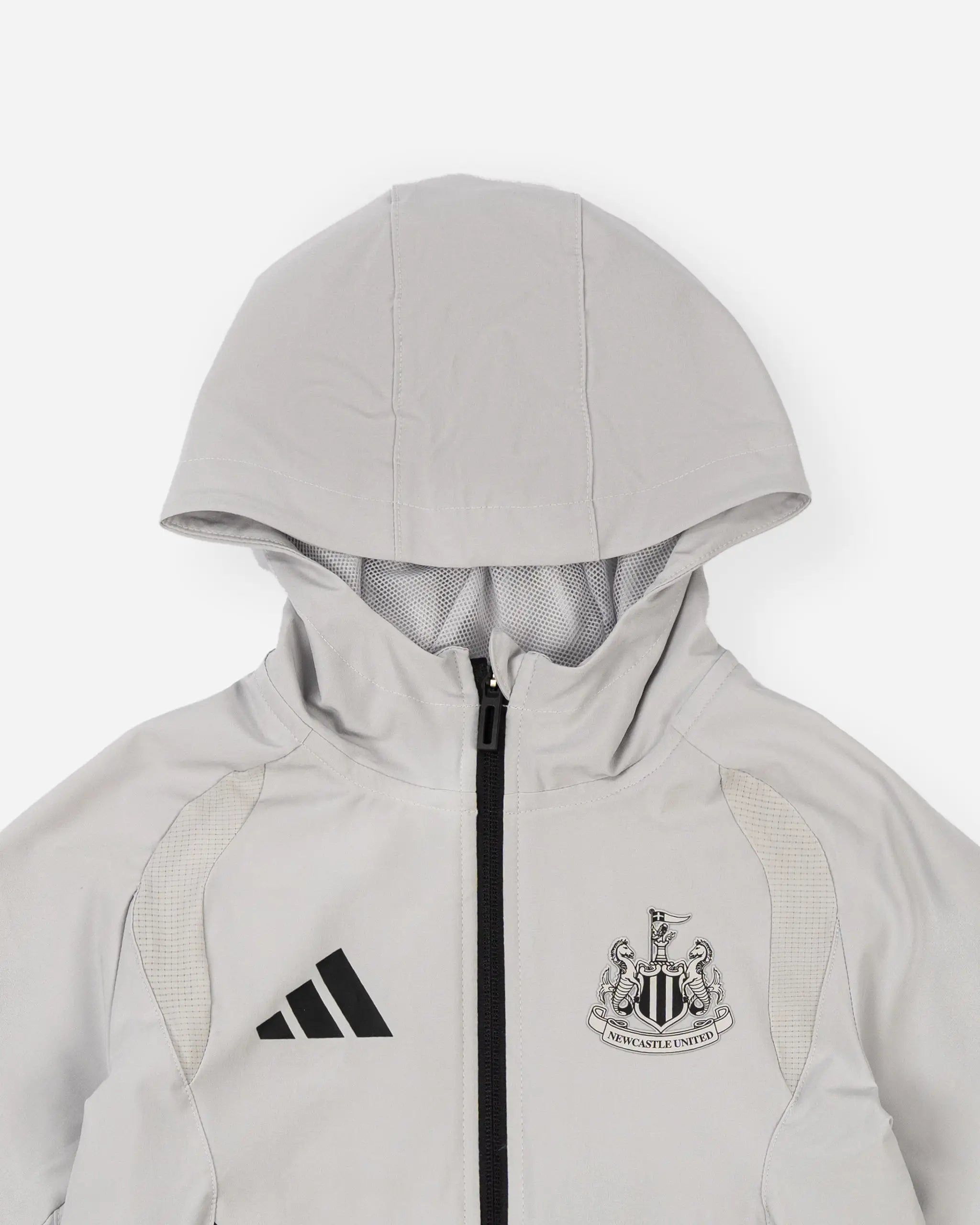 Newcastle United Kids' Alternative Tiro Travel Grey Windbreaker