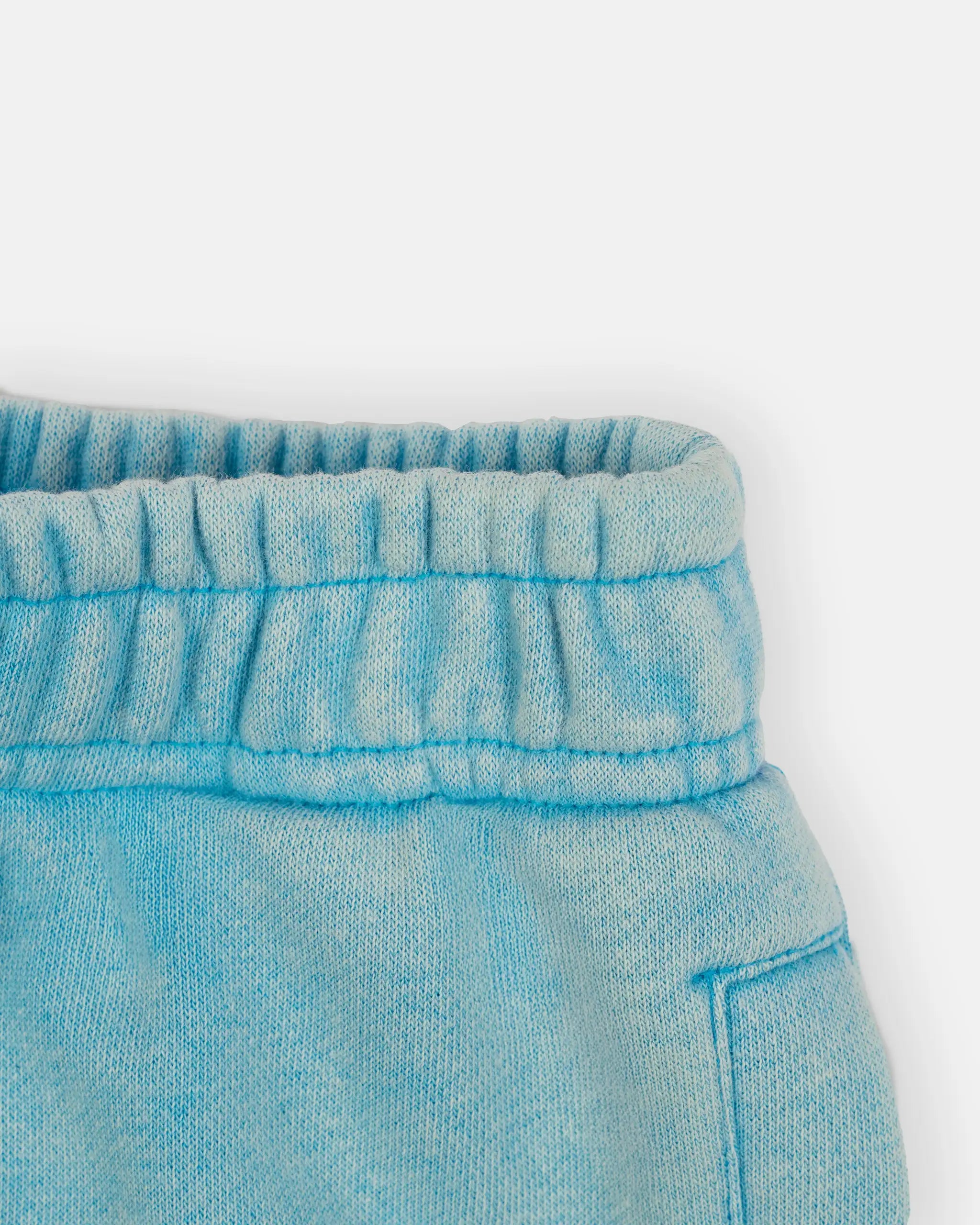 Newcastle United Boy's Blue Acid Wash Shorts