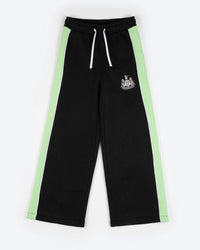 Newcastle United Girl's Black Wide Leg Joggers