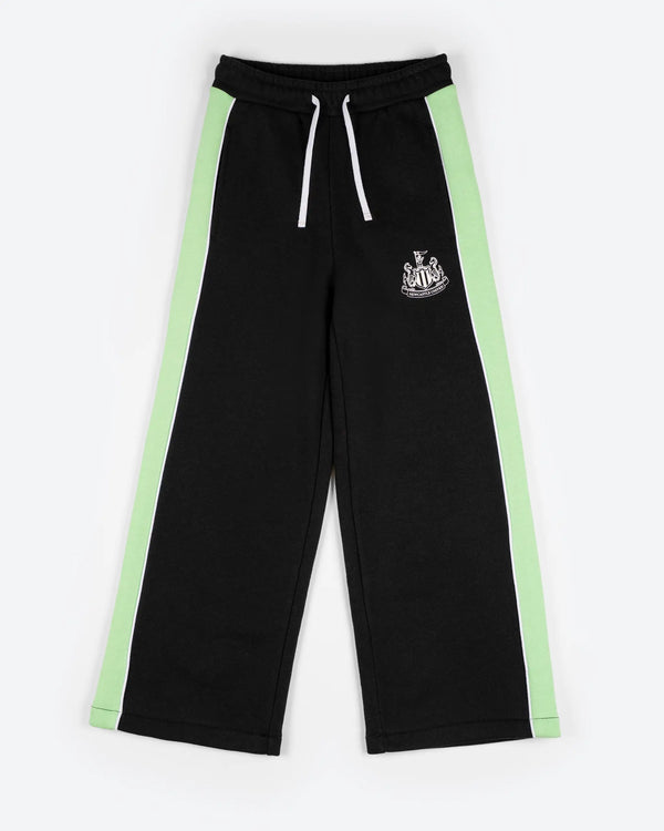 Newcastle United Girl's Black Wide Leg Joggers