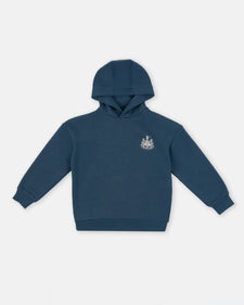Newcastle United Boy's Navy Graffiti Print Hoodie