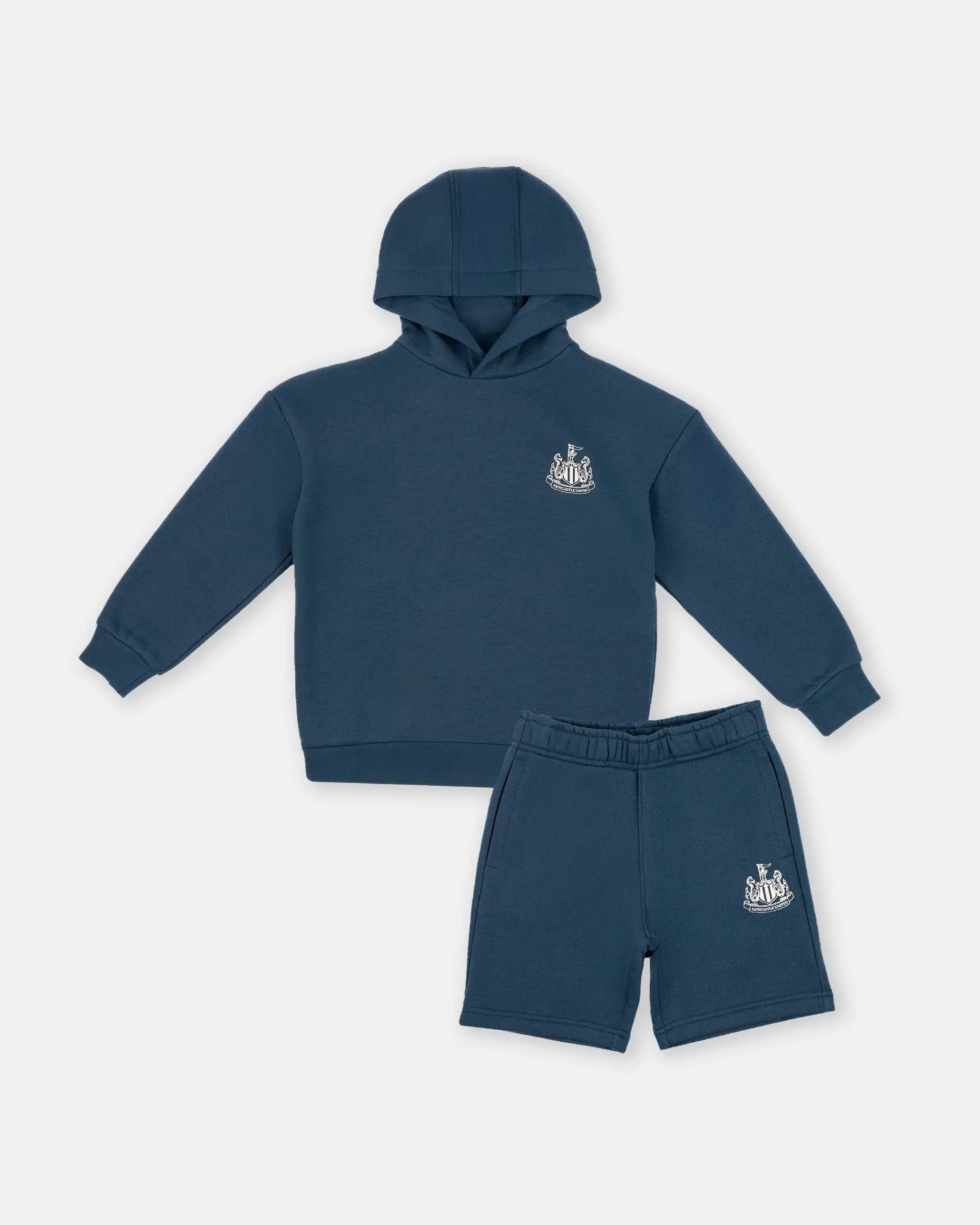 Newcastle United Boy's Navy NUFC Crest Shorts