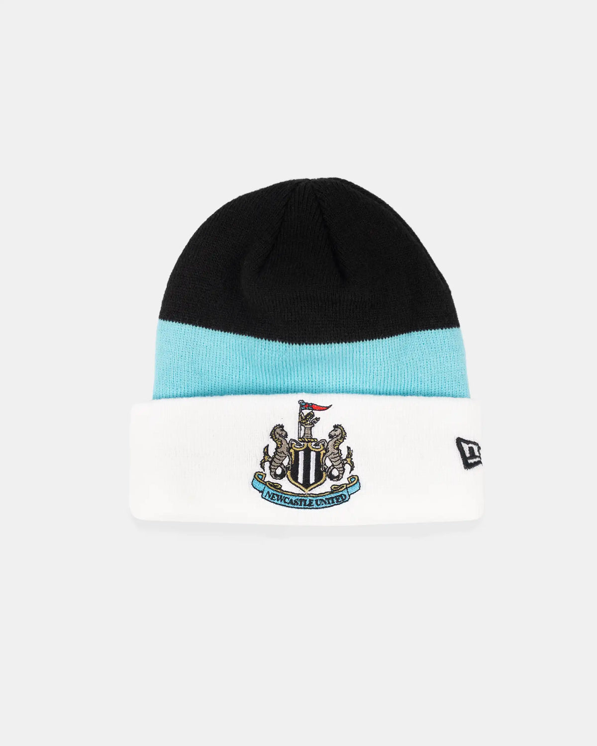 Newcastle United New Era Kids' Black & White Team Cuff Beanie