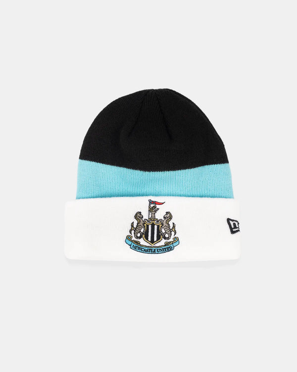 Newcastle United New Era Kids' Black & White Team Cuff Beanie