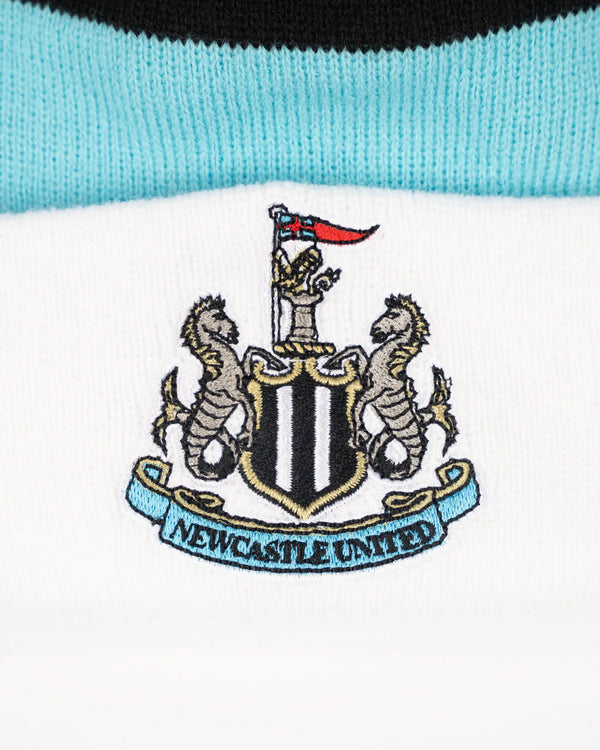 Newcastle United New Era Kids' Black & White Team Cuff Beanie