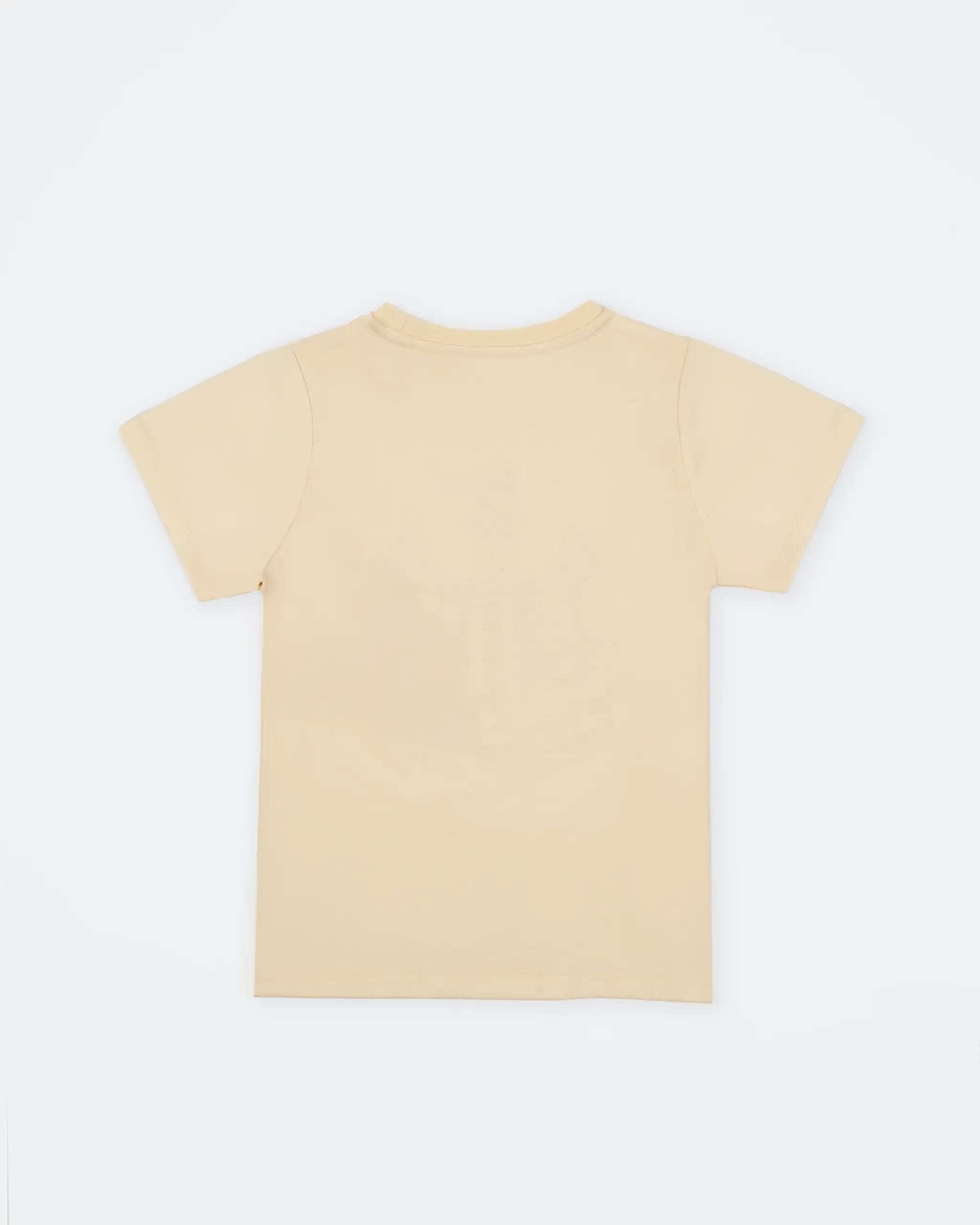 Newcastle United Girl's Cream T-Shirt With Lilac Shimmer Crest