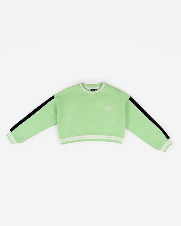 Newcastle United Girl's Green Cropped Sweatshirt