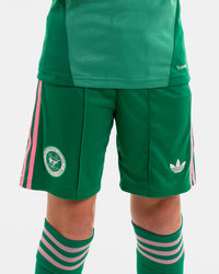 Newcastle United adidas Kids' 26/27 Green Goalkeeper Shorts