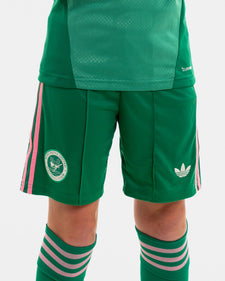 Newcastle United adidas Kids' 26/27 Green Goalkeeper Shorts