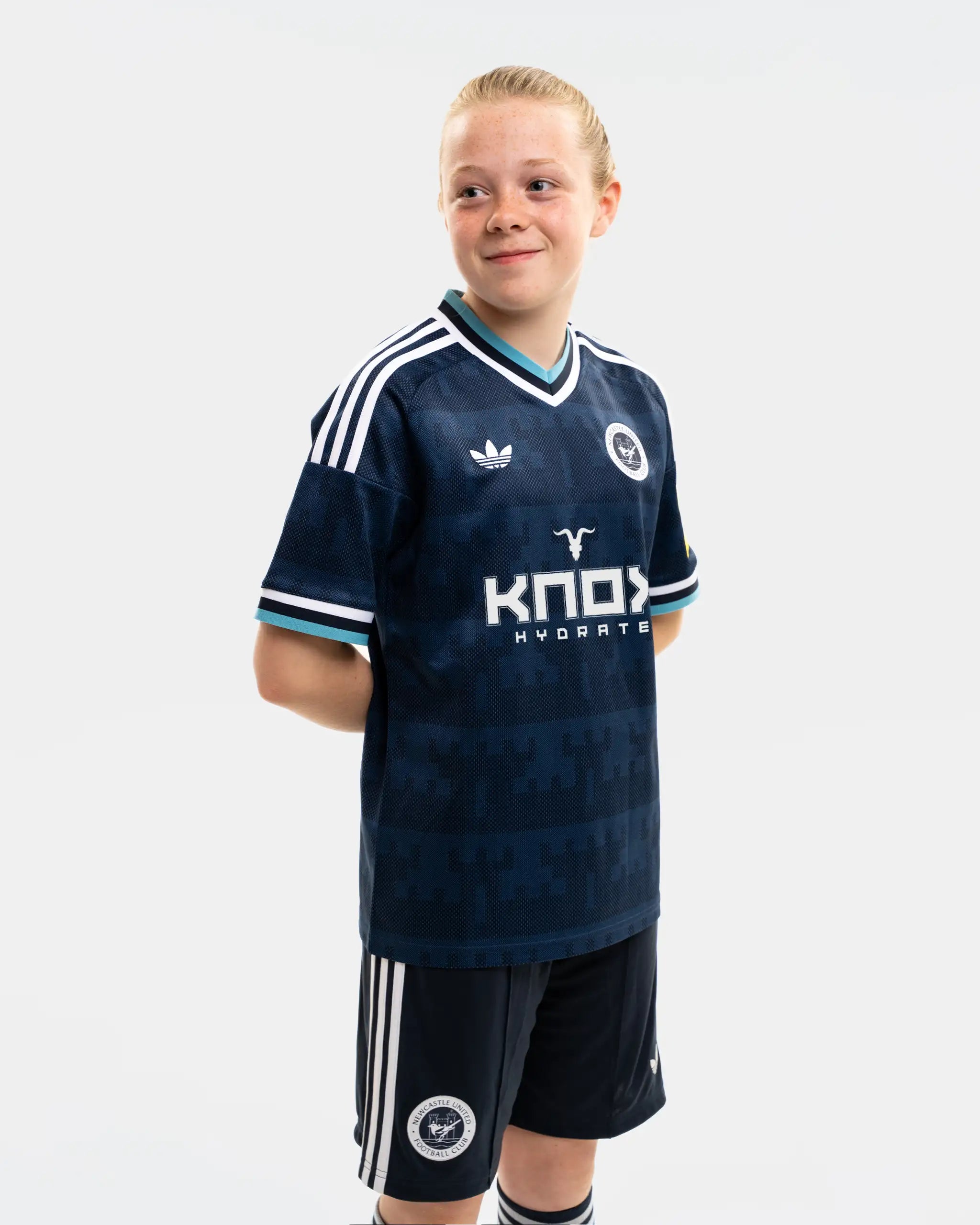 Newcastle United adidas Kids' 26/27 Away Shirt