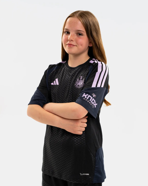 Newcastle United adidas Kids' 26/27 Players Range Black Shirt