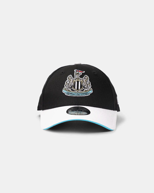 Newcastle United New Era Kids' Black & White Team 9FORTY Adjutable Cap
