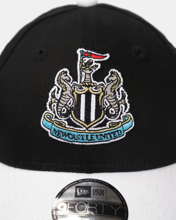 Newcastle United New Era Kids' Black & White Team 9FORTY Adjutable Cap