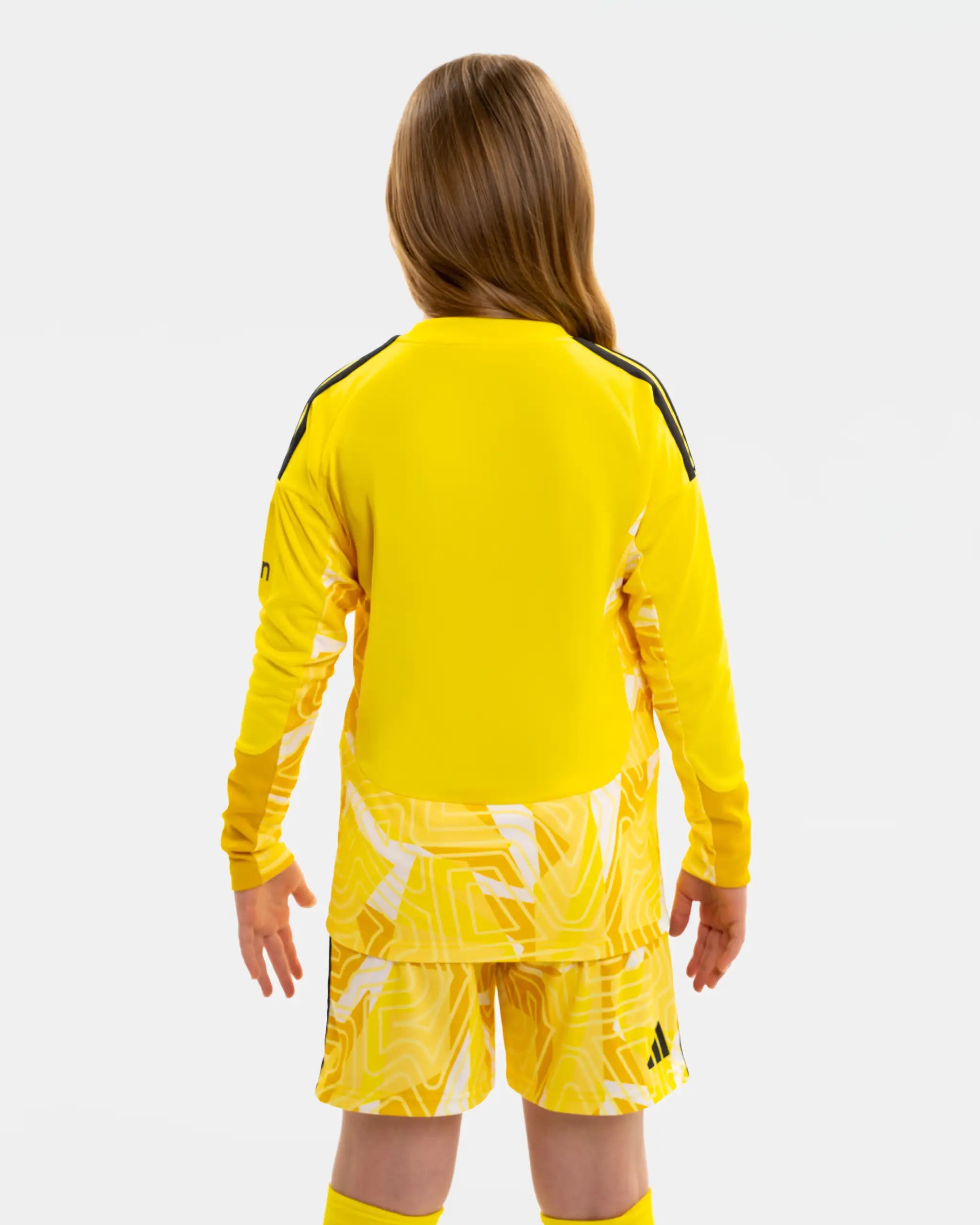 Newcastle United adidas Kids' 26/27 Yellow Goalkeeper Shorts