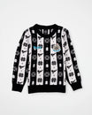 Newcastle United Kids' Black & White Christmas Jumper