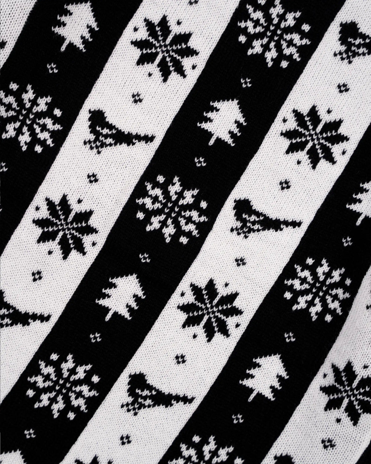 Newcastle United Kids' Black & White Christmas Jumper