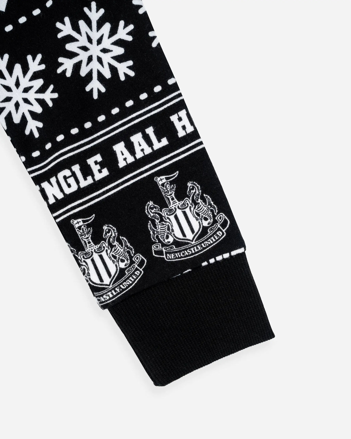 Newcastle United Kids' Black & White Christmas Pyjama Set