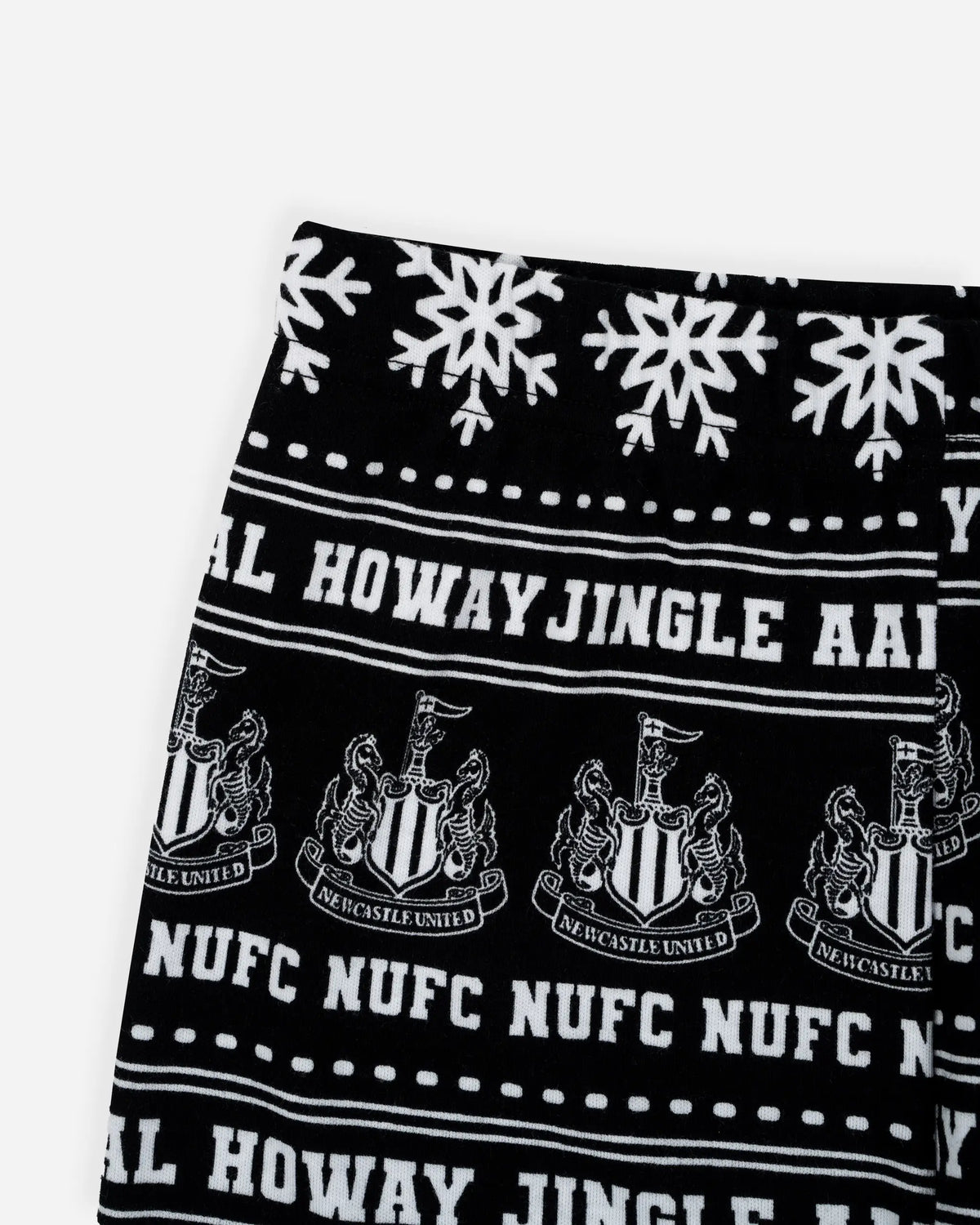 Newcastle United Kids' Black & White Christmas Pyjama Set