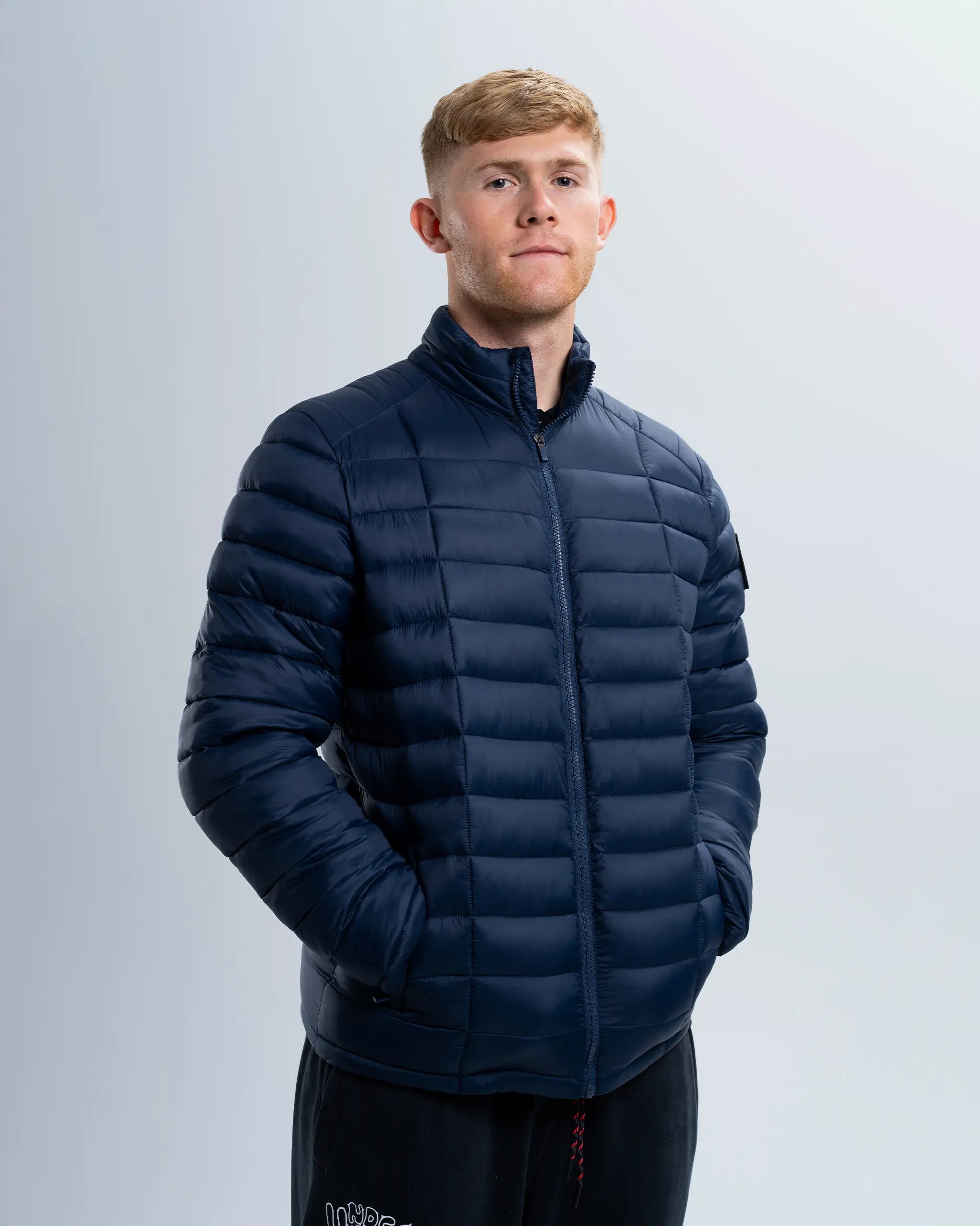 Newcastle United Navy Puffer Jacket