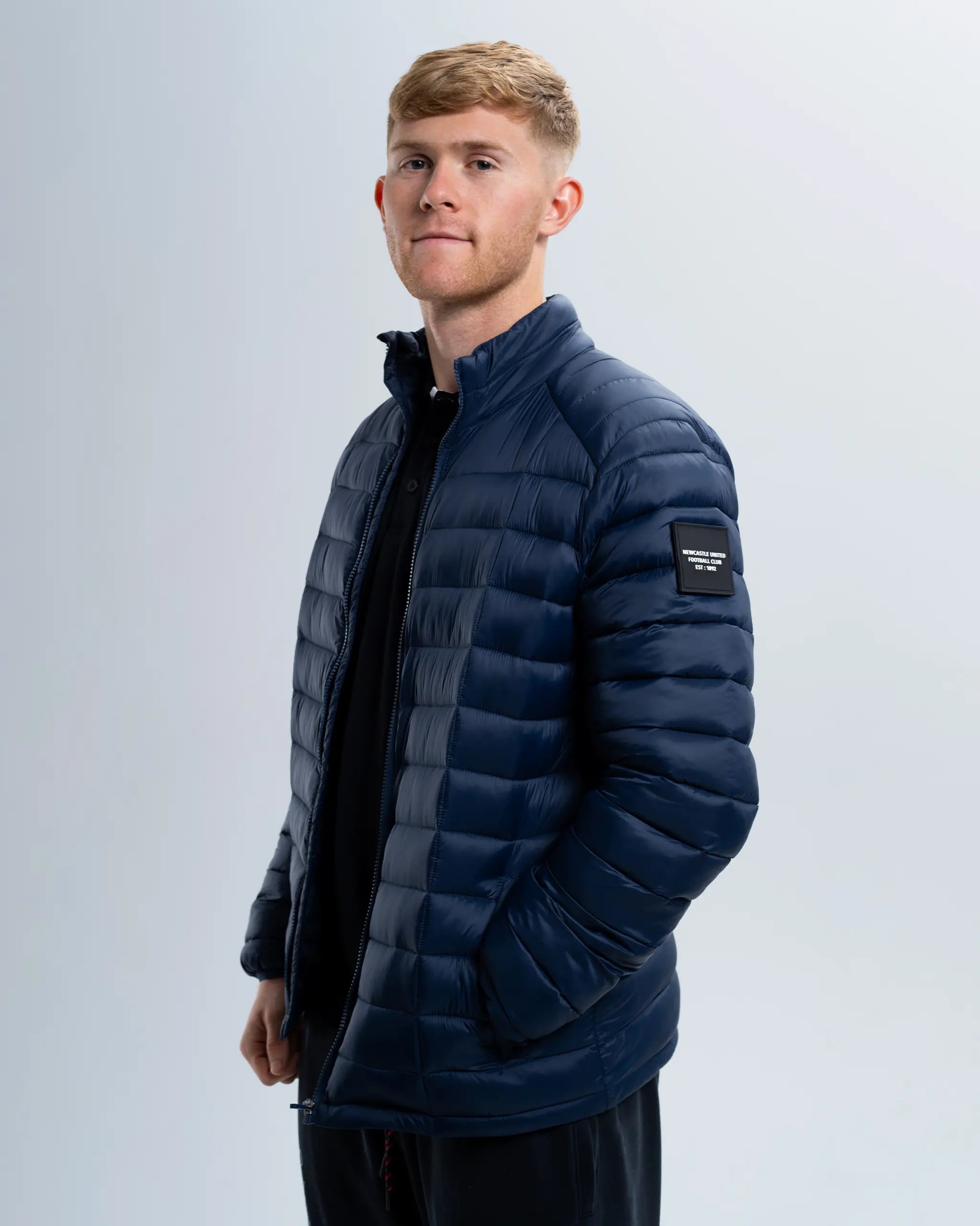 Newcastle United Navy Puffer Jacket