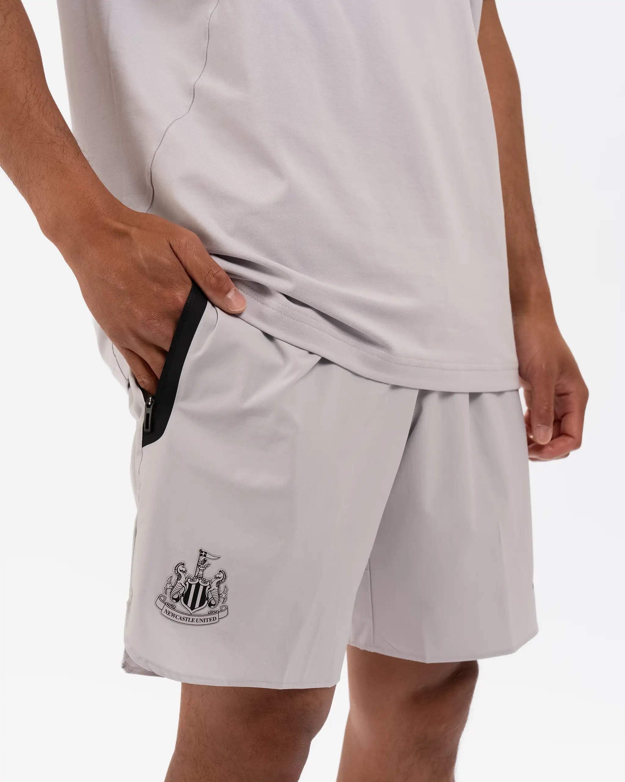 Newcastle United Alternative Tiro Travel Grey Shorts