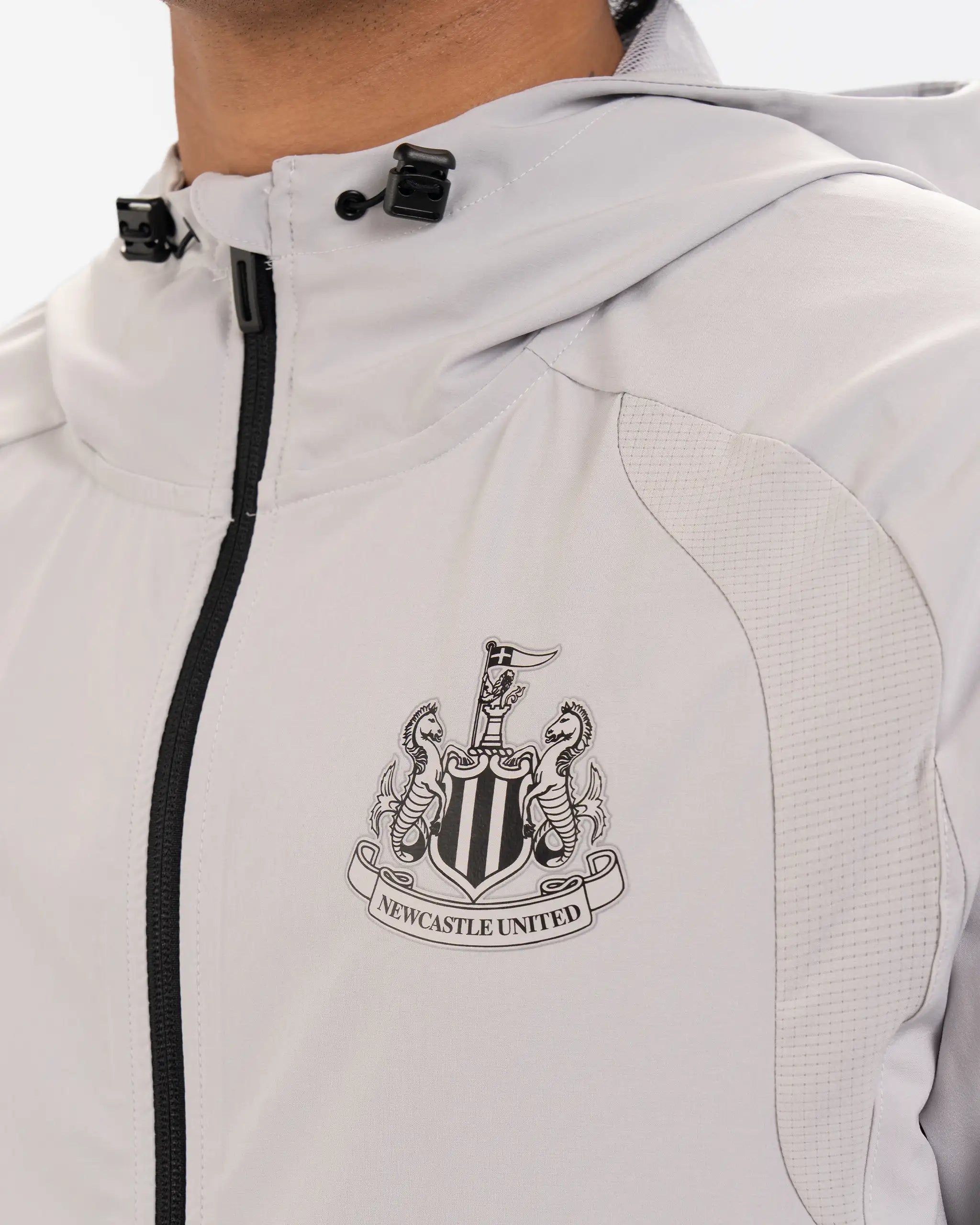 Newcastle United Alternative Tiro Travel Grey Windbreaker