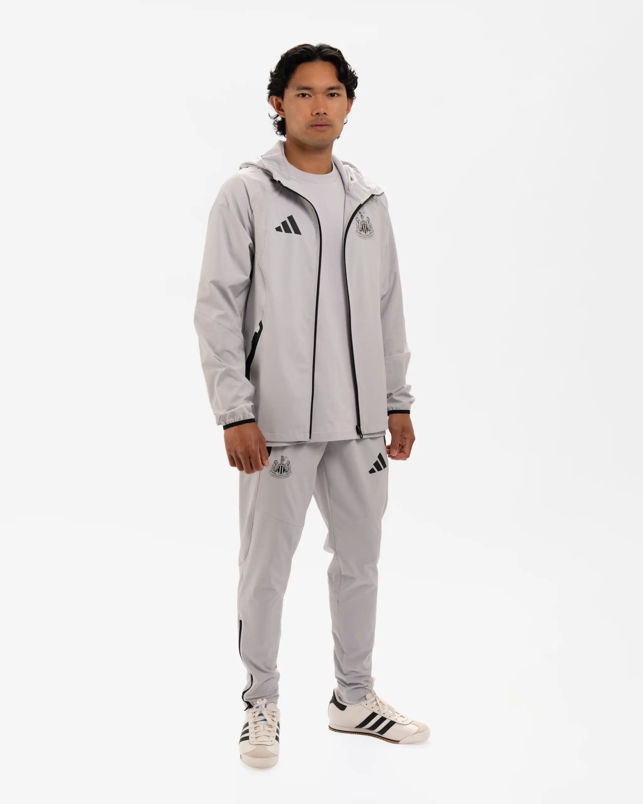 Newcastle United Alternative Tiro Travel Grey Windbreaker