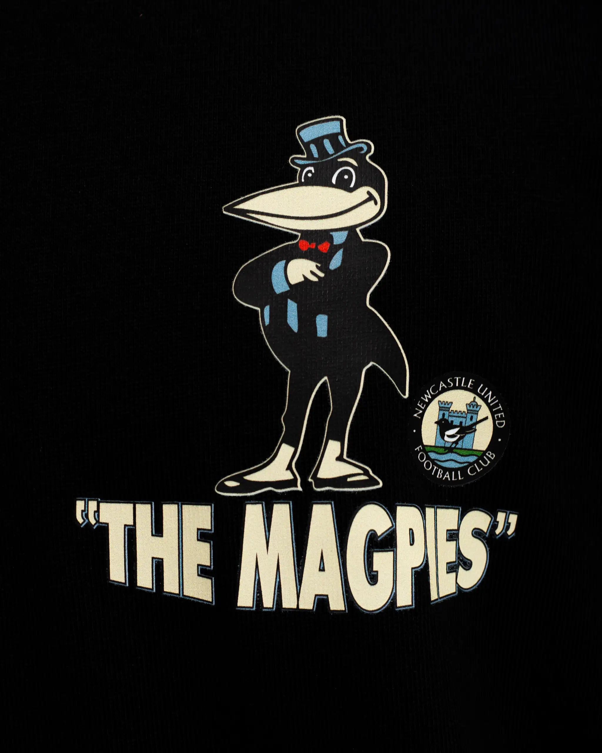 Newcastle United Men's Mr Magpie Black T-Shirt