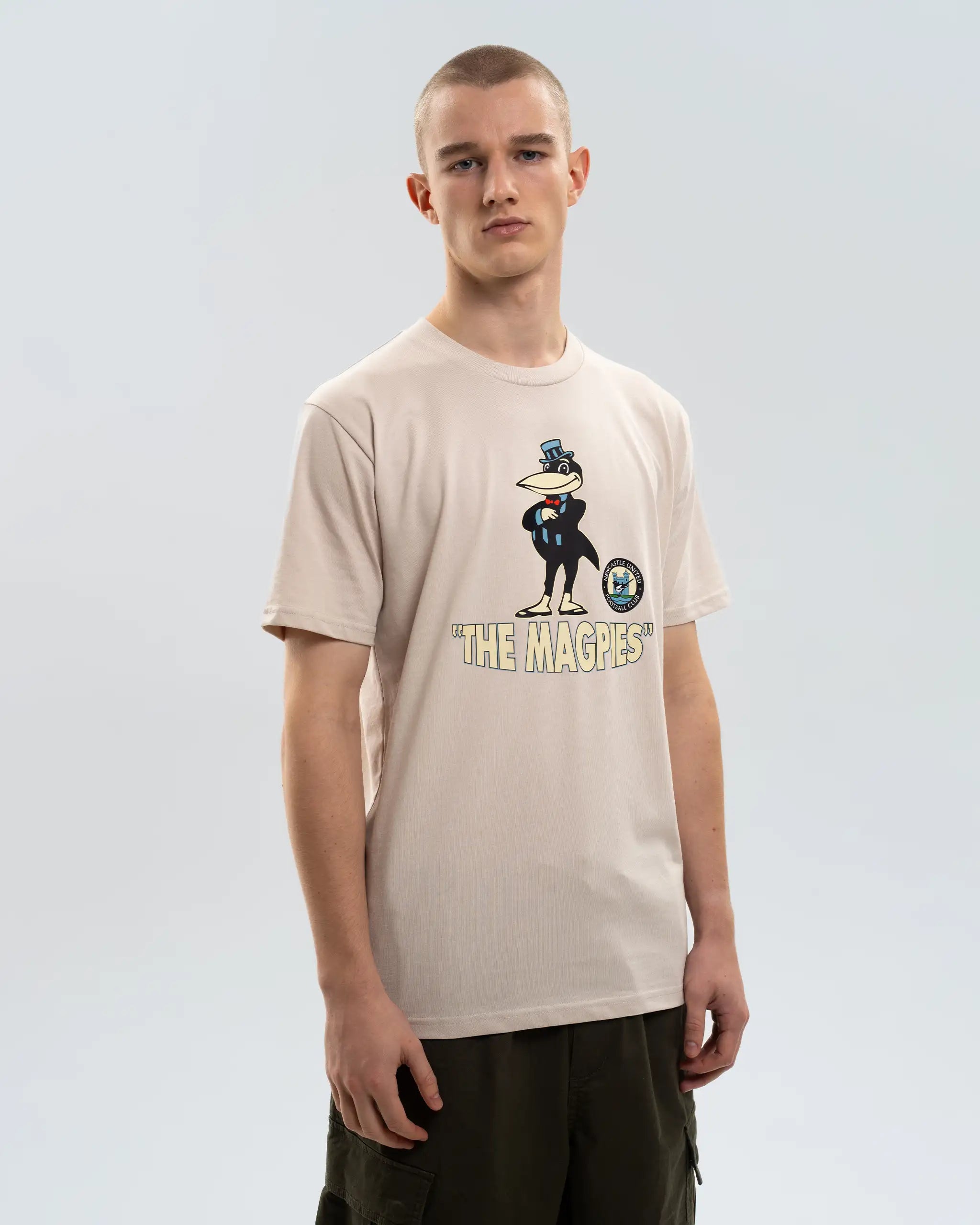 Newcastle United Men's Mr Magpie Sand T-Shirt