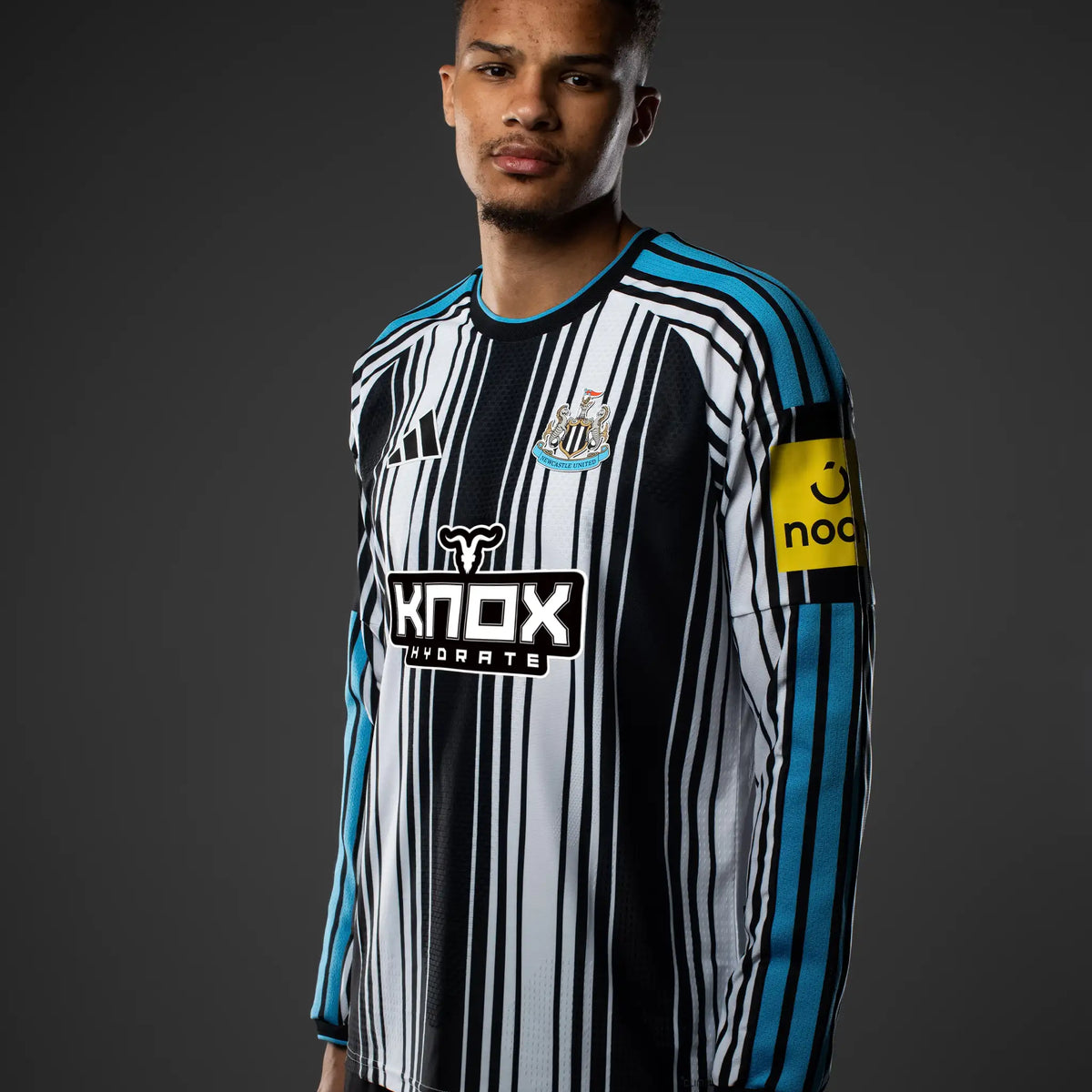Newcastle United adidas Men's 26/27 Long Sleeve Authentic Home