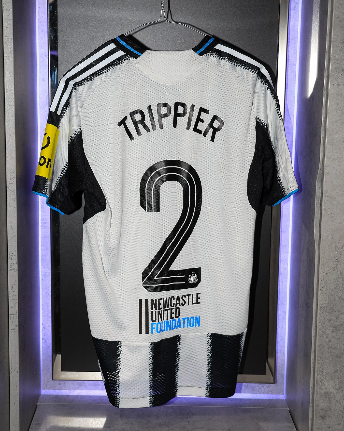 Newcastle United TRIPPIER 25/26 Match Worn Shirt - Barcelona Champions League (H)