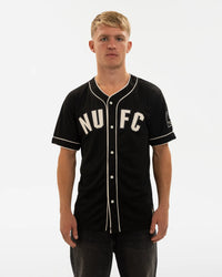 Newcastle United East Coast Varsity Black Baseball Jersey