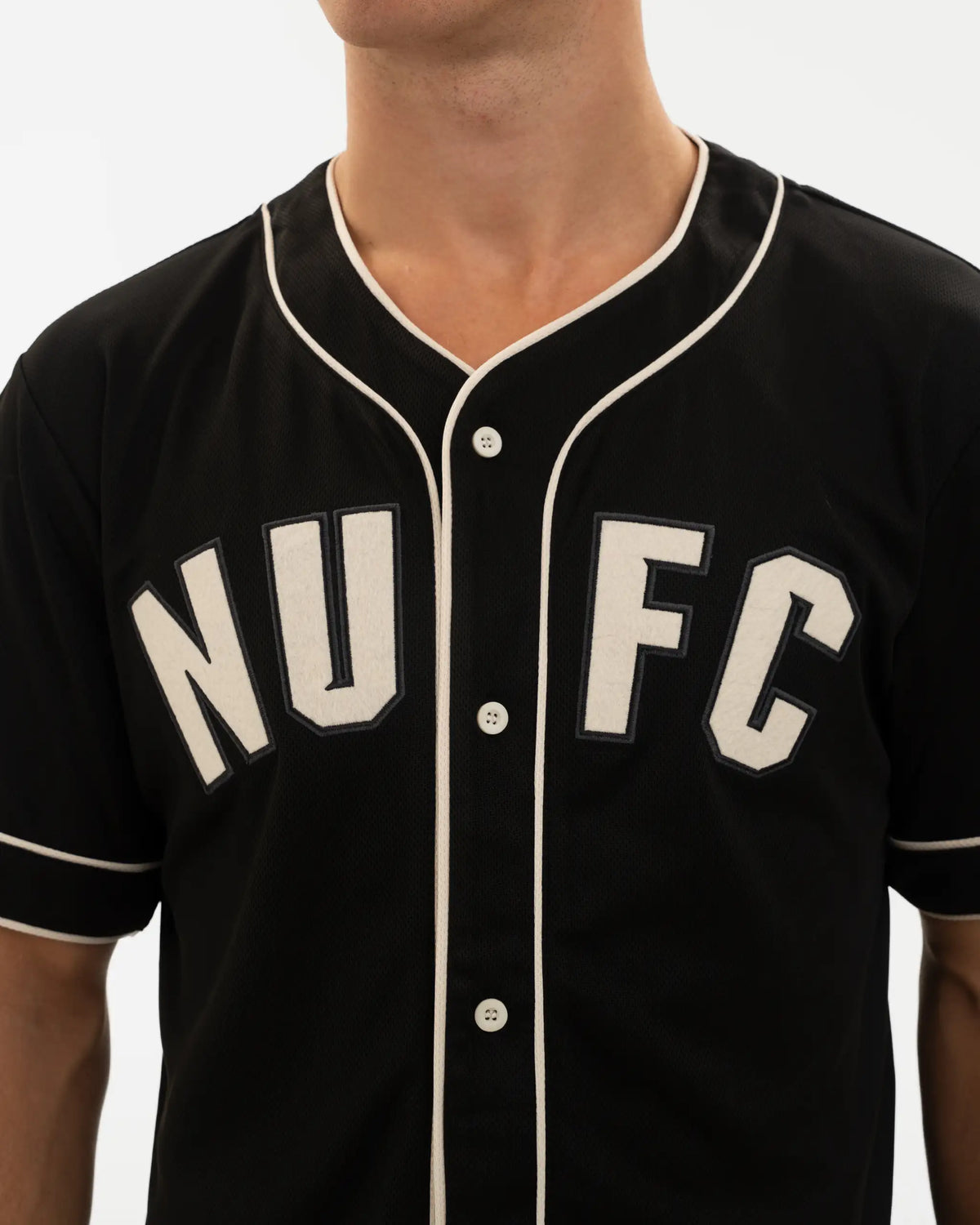 Newcastle United East Coast Varsity Black Baseball Jersey