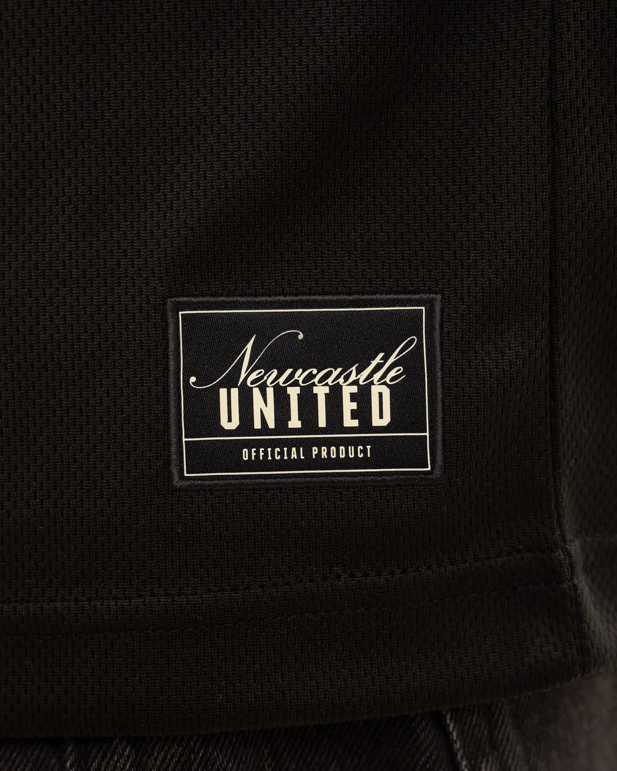 Newcastle United East Coast Varsity Black Baseball Jersey