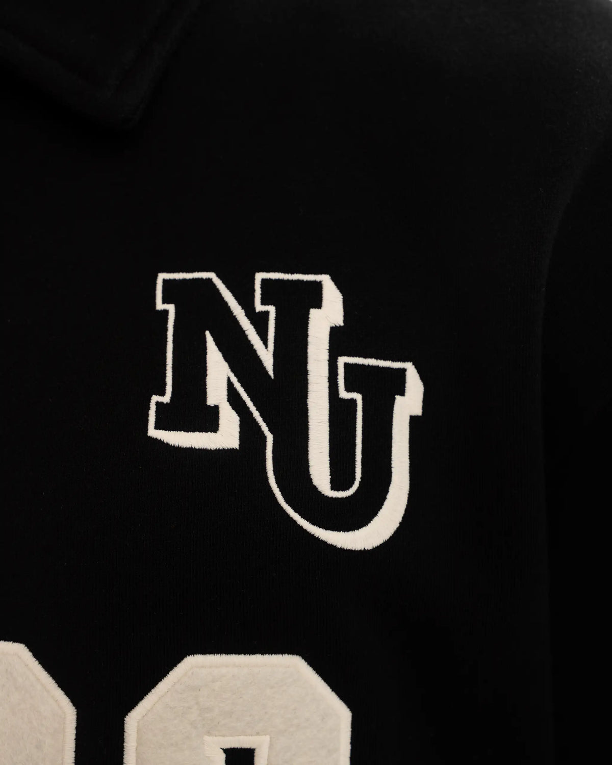 Newcastle United East Coast Varsity Black Polo Sweatshirt
