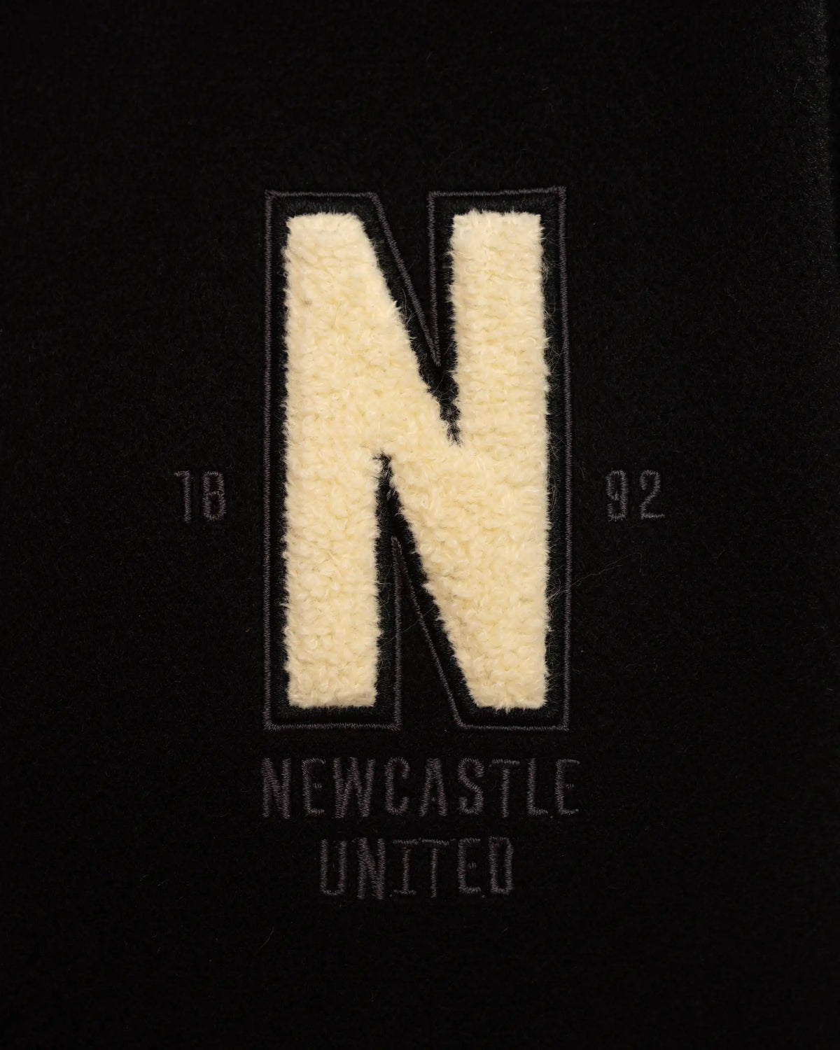Newcastle United East Coast Varsity Black Bomber Jacket