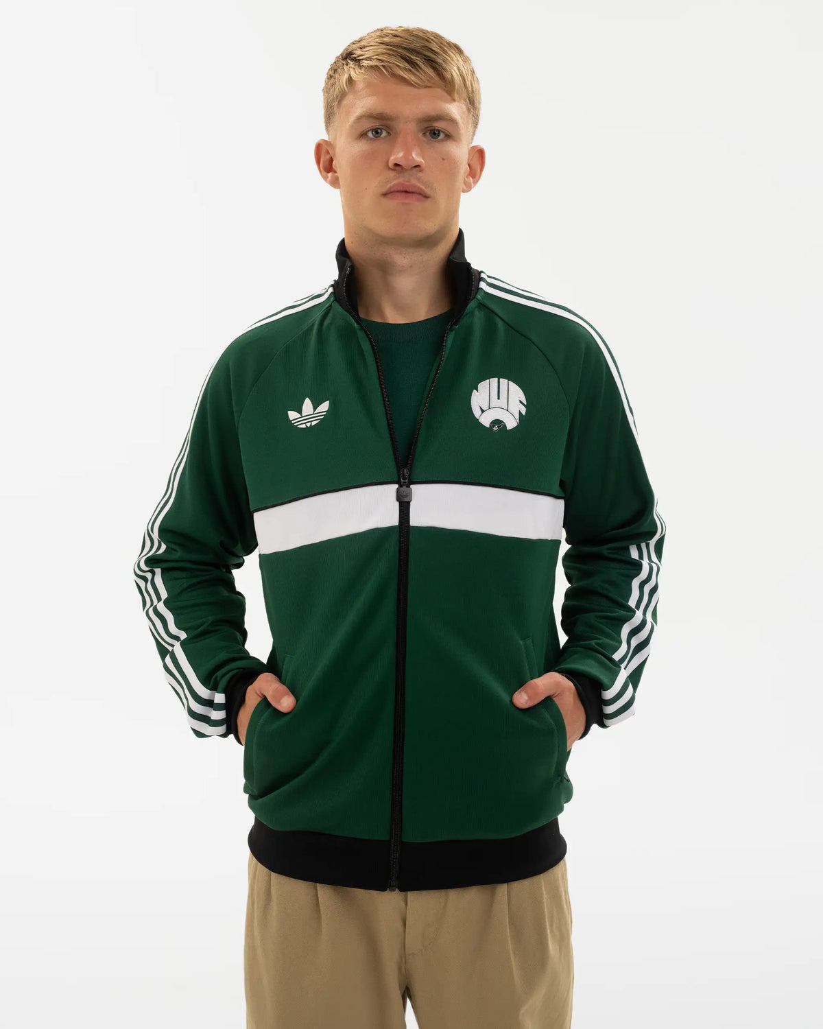 Newcastle United adidas Originals Dark Green Zip Up Track Top