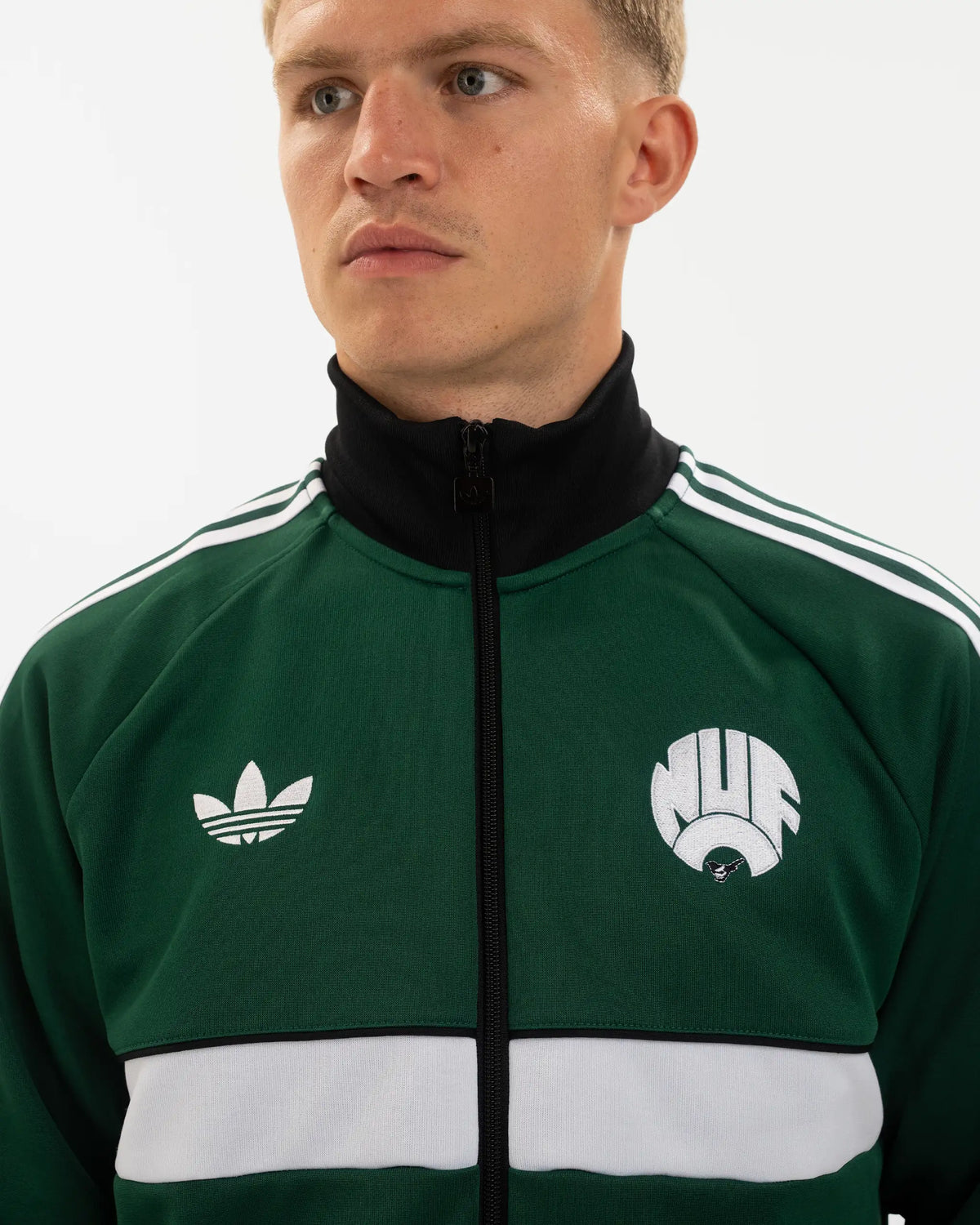 Newcastle United adidas Originals Dark Green Zip Up Track Top