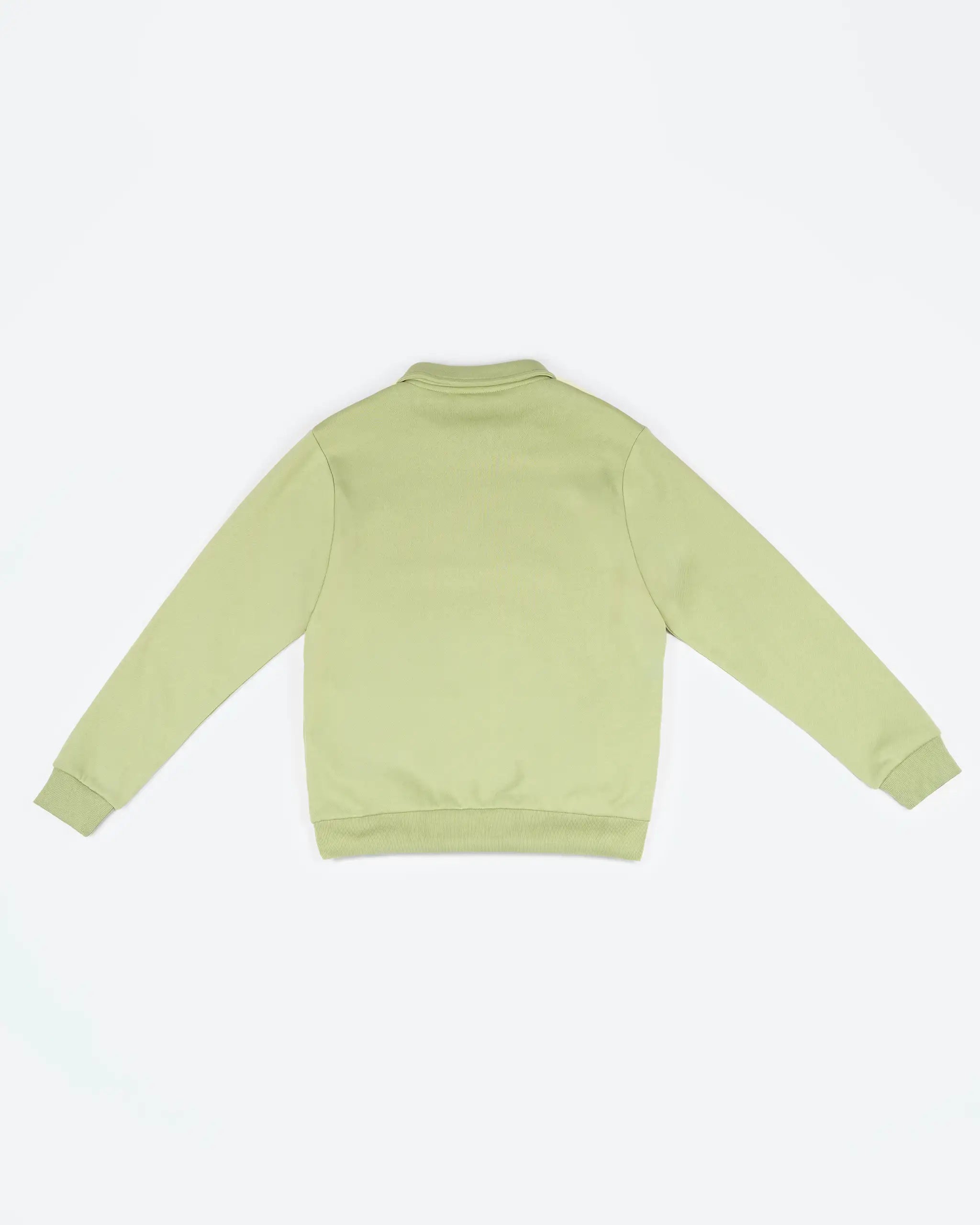 Newcastle United Men's Essentials Range Green 1/4 Zip Sweater