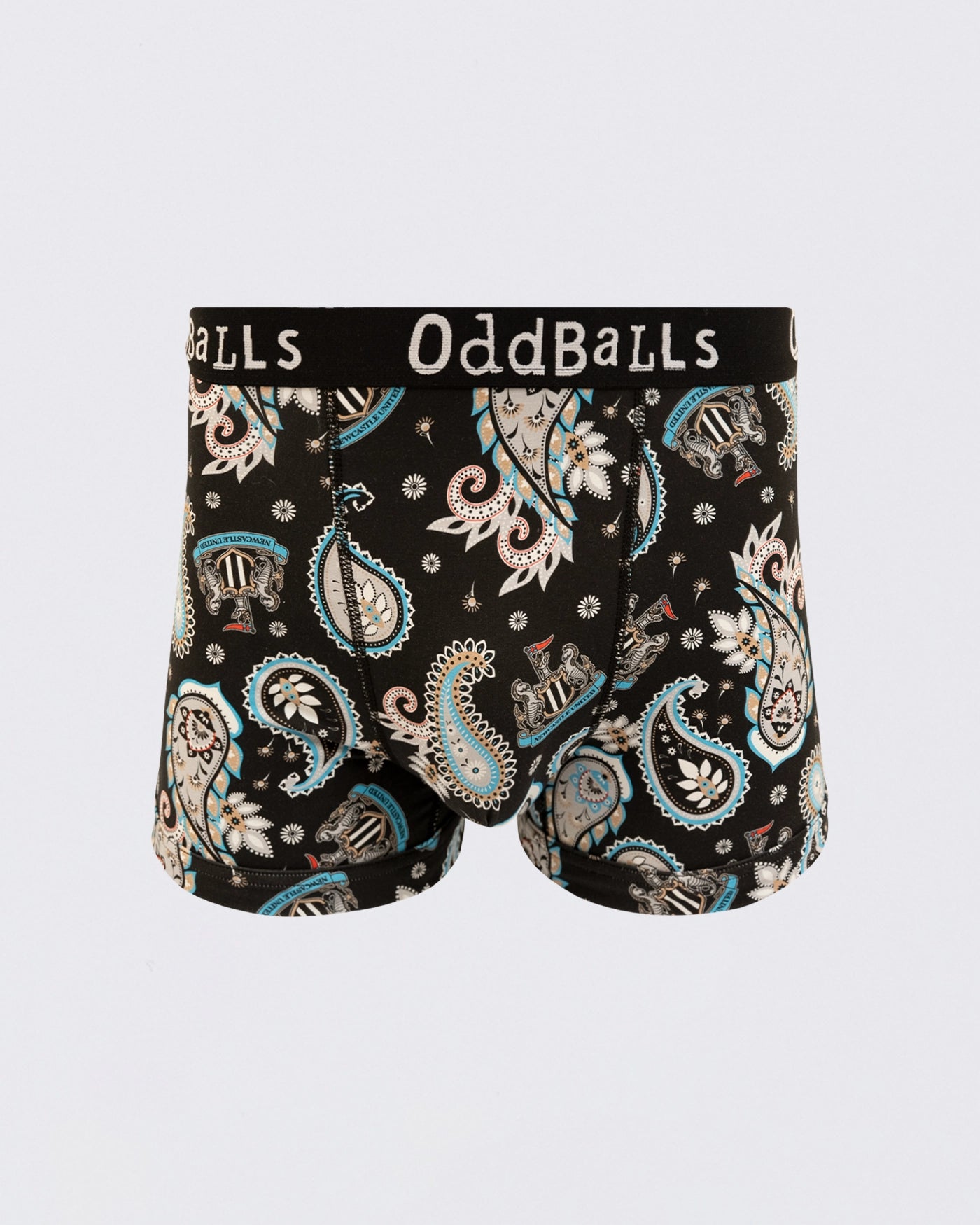 Newcastle United OddBalls Men's Paisley Boxers