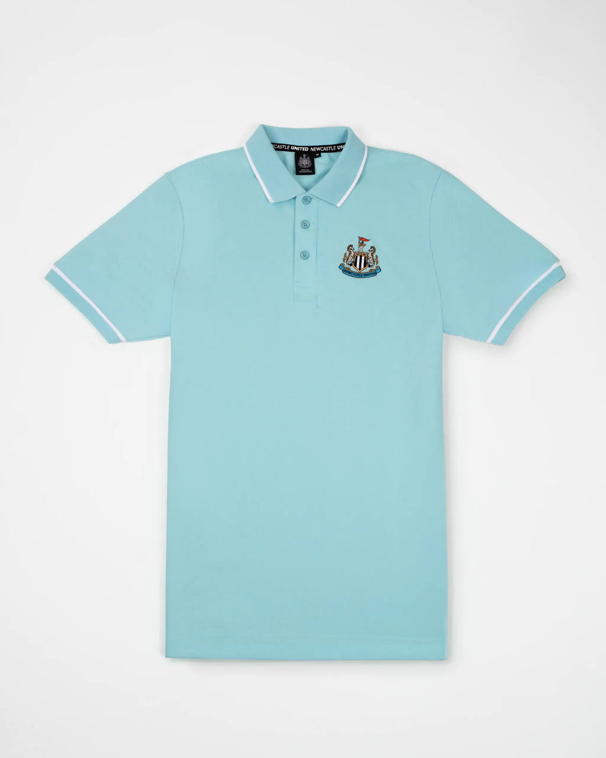 Newcastle United Men's Essentials Range Blue Polo Shirt