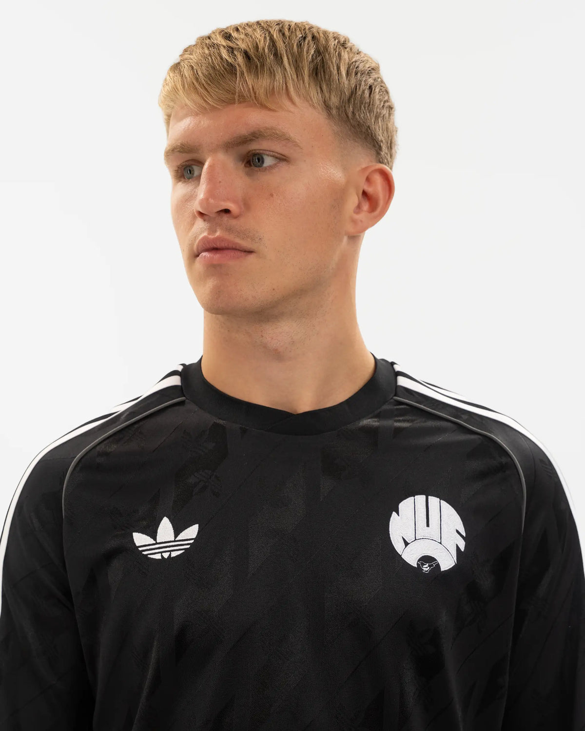 Newcastle United adidas Originals Black Long Sleeve Jersey