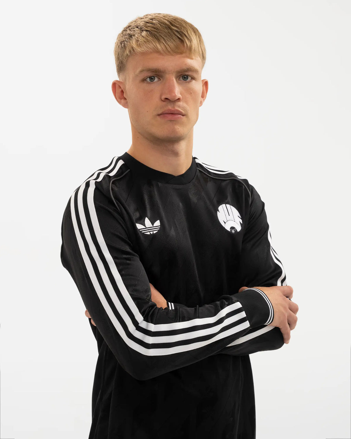 Newcastle United adidas Originals Black Long Sleeve Jersey