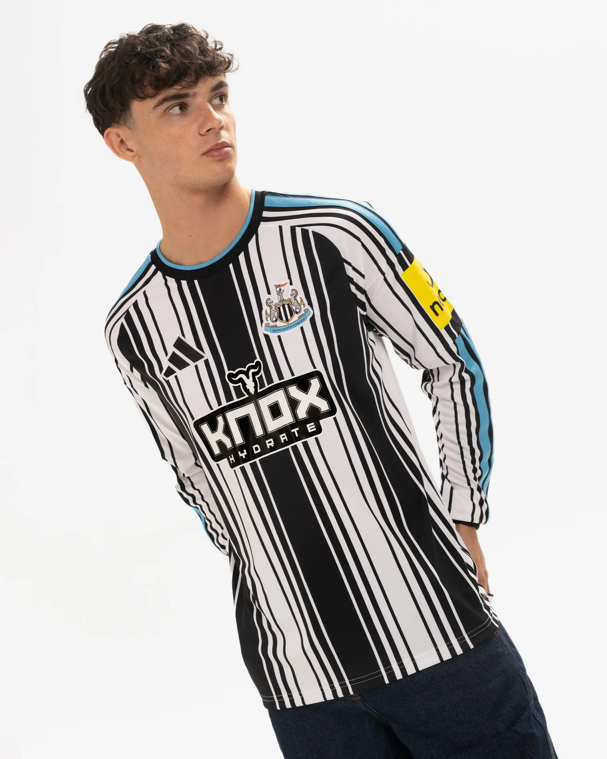 Newcastle United adidas Men's 26/27 Long Sleeve Home Shirt