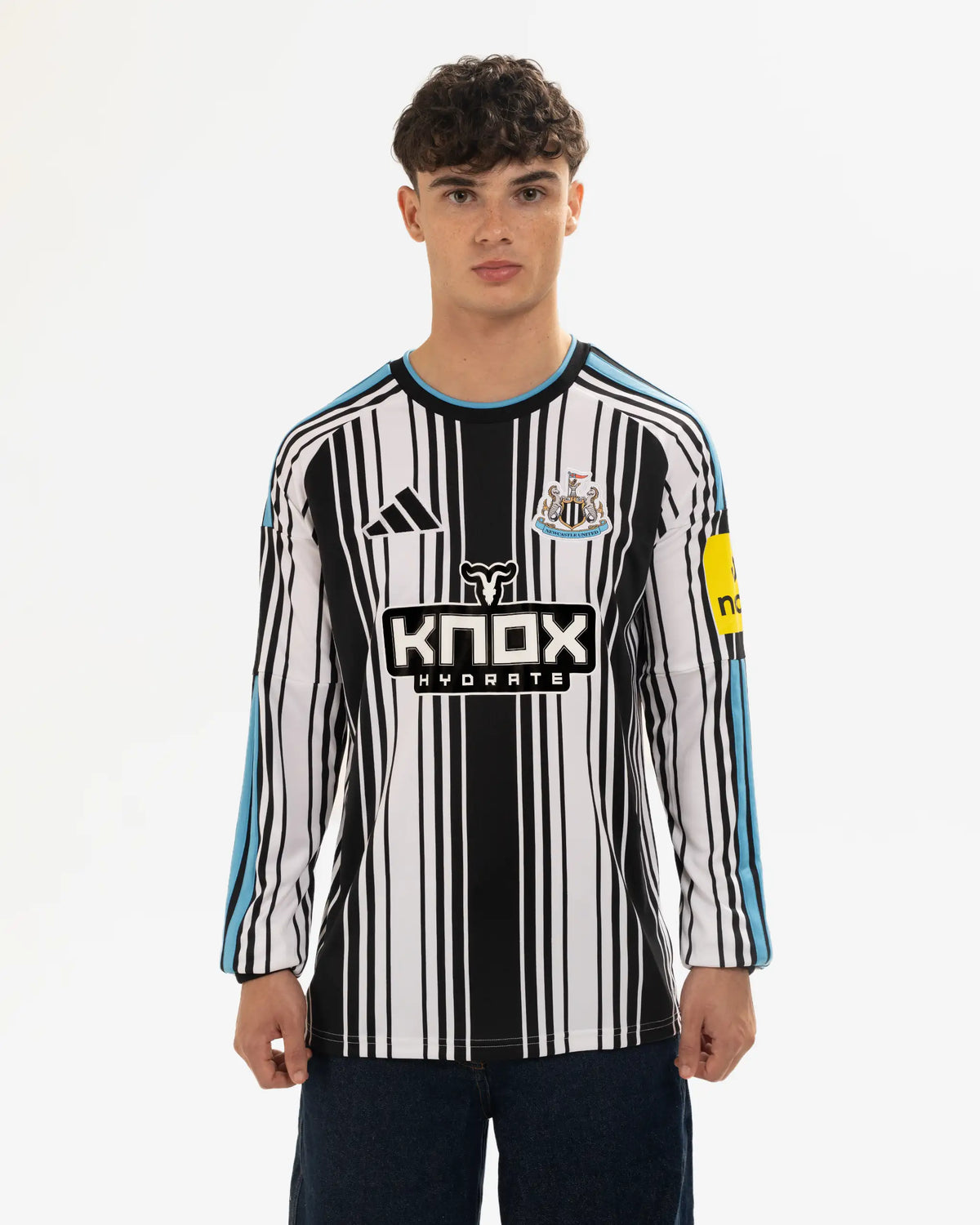 Newcastle United adidas Men's 26/27 Long Sleeve Home Shirt