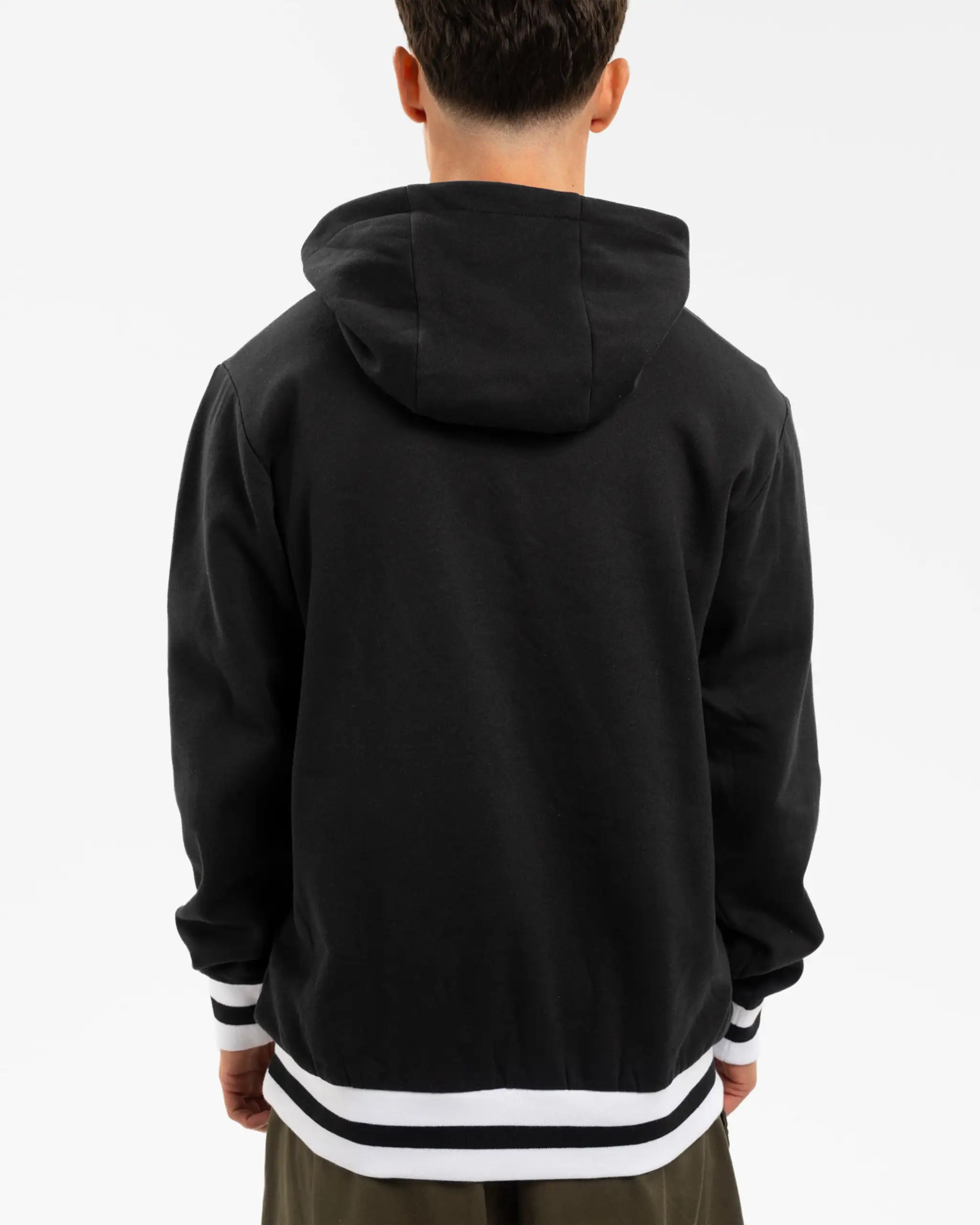Newcastle United Men's Black 1976 Retro Crest Hoodie