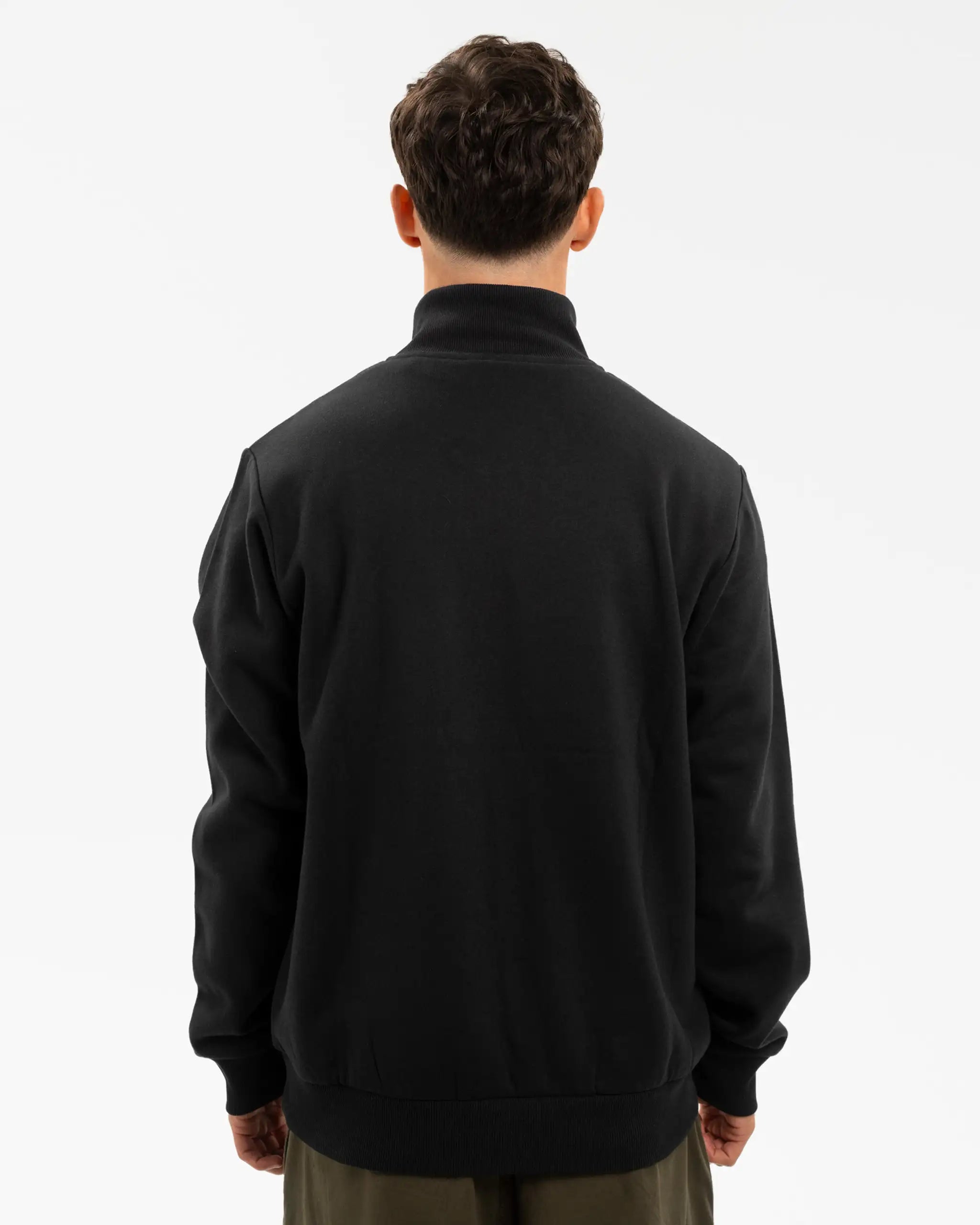 Newcastle United Men's Black 1976 Retro Crest 1/4 Zip
