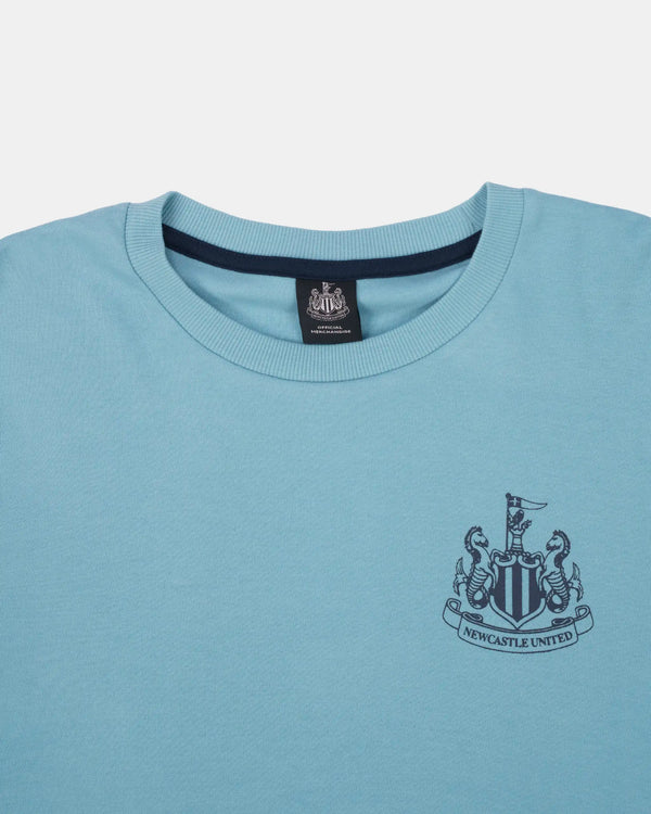 Newcastle United Men's Blue Crest Long Pyjama Set