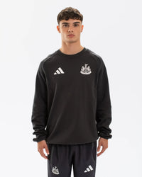 Newcastle United adidas Tiro Travel Grey Sweatshirt